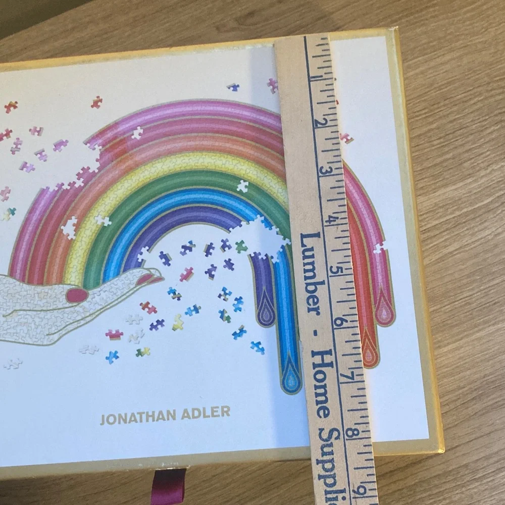 Jonathan Adler Vibrant Rainbow hand Puzzle 750 pieces